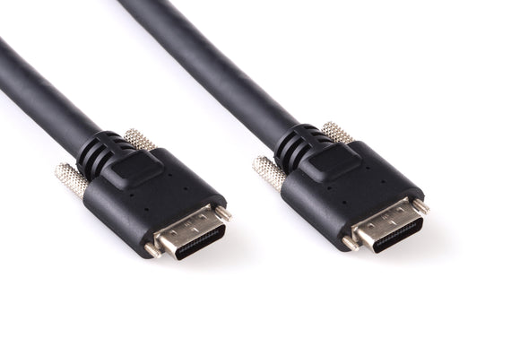 Camera Link cable assembly, black  26 position SDR to SDR Available in 0.5, 1, 2, 3, 5, 7 and 10 meters  ID: R20521A-X (X= length in meters)