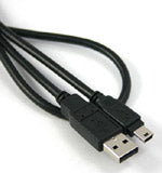 USB A to mini B Male/Male, RUSB004-XX